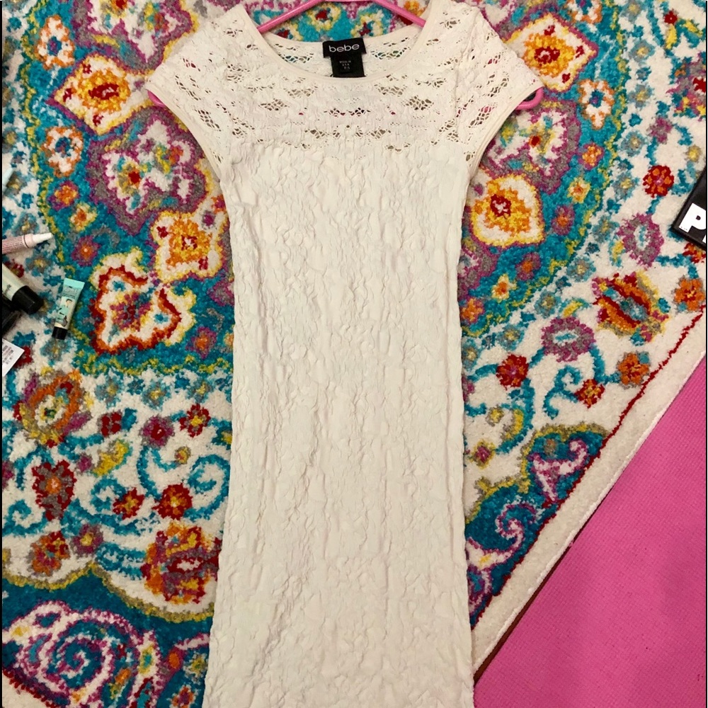 Bebe lacy mini dress